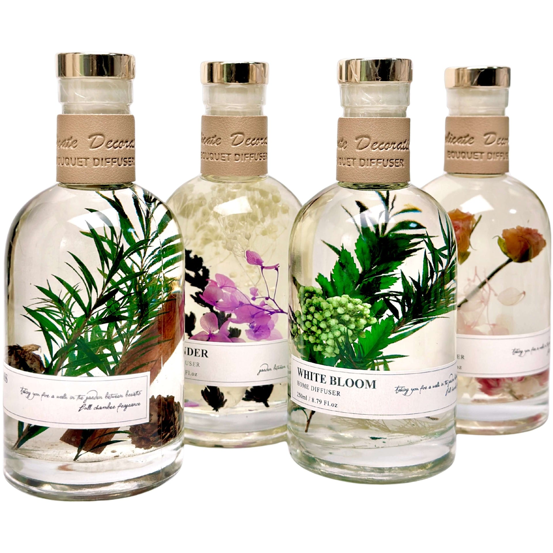VLIZ Botanical Home Diffuser – 4+ Month Natural Herb Fragrance, 250ml