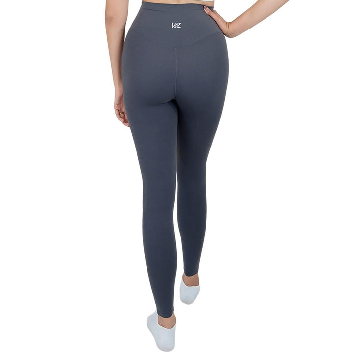 VLIZ Ultra Soft SculptFit Long Leggings in Light Brown, featuring a high-waisted fit and sleek leg contour—ideal for yoga, weight training, Pilates, cardio, and everyday movement.