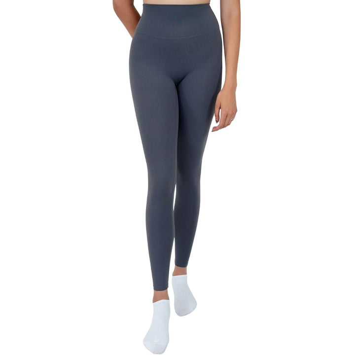 VLIZ Ultra Soft SculptFit Long Leggings in Light Brown, featuring a high-waisted fit and sleek leg contour—ideal for yoga, weight training, Pilates, cardio, and everyday movement.