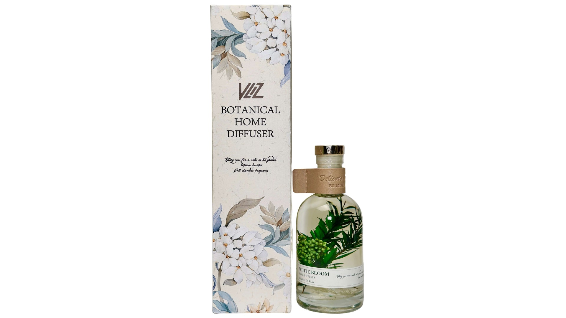 VLIZ Botanical Home Diffuser – 4+ Month Natural Herb Fragrance, 250ml