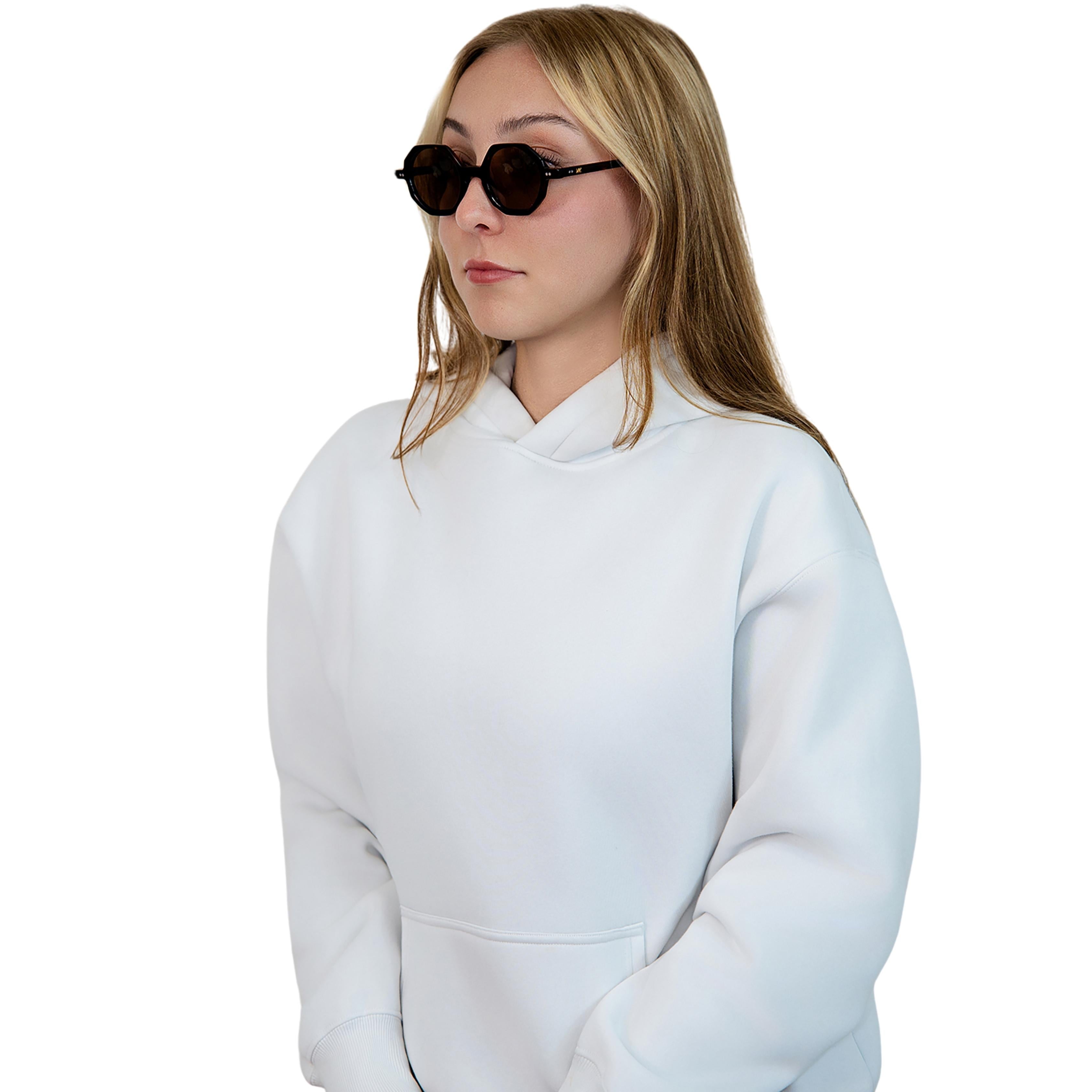 VLIZ Grid sunglasses with tortoise octagon frame and brown lenses, sculptural streetwear design with engraved logo on temples.