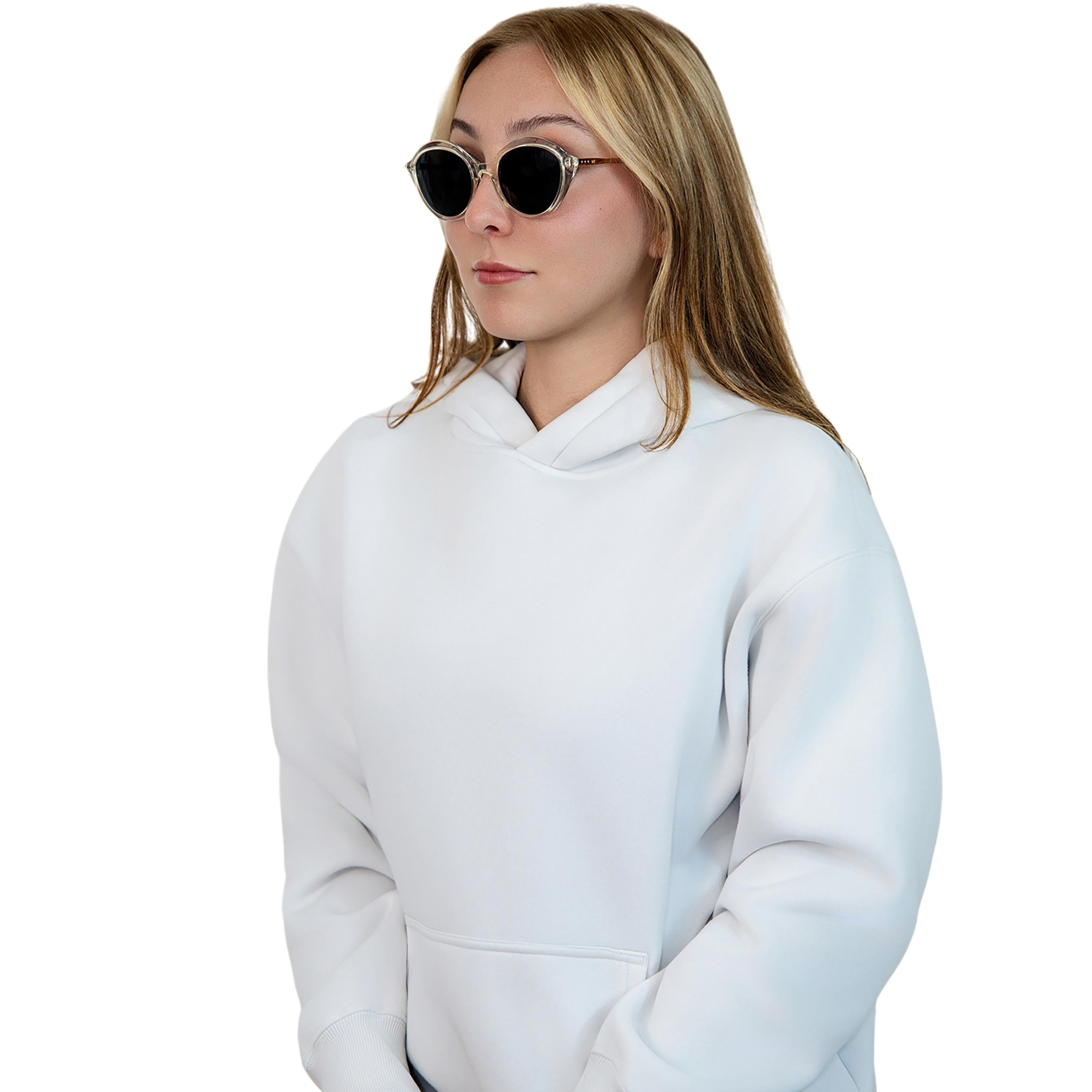VLIZ Lucent round sunglasses with translucent frame and black lenses, street-style gradient design, engraved logo on temples.